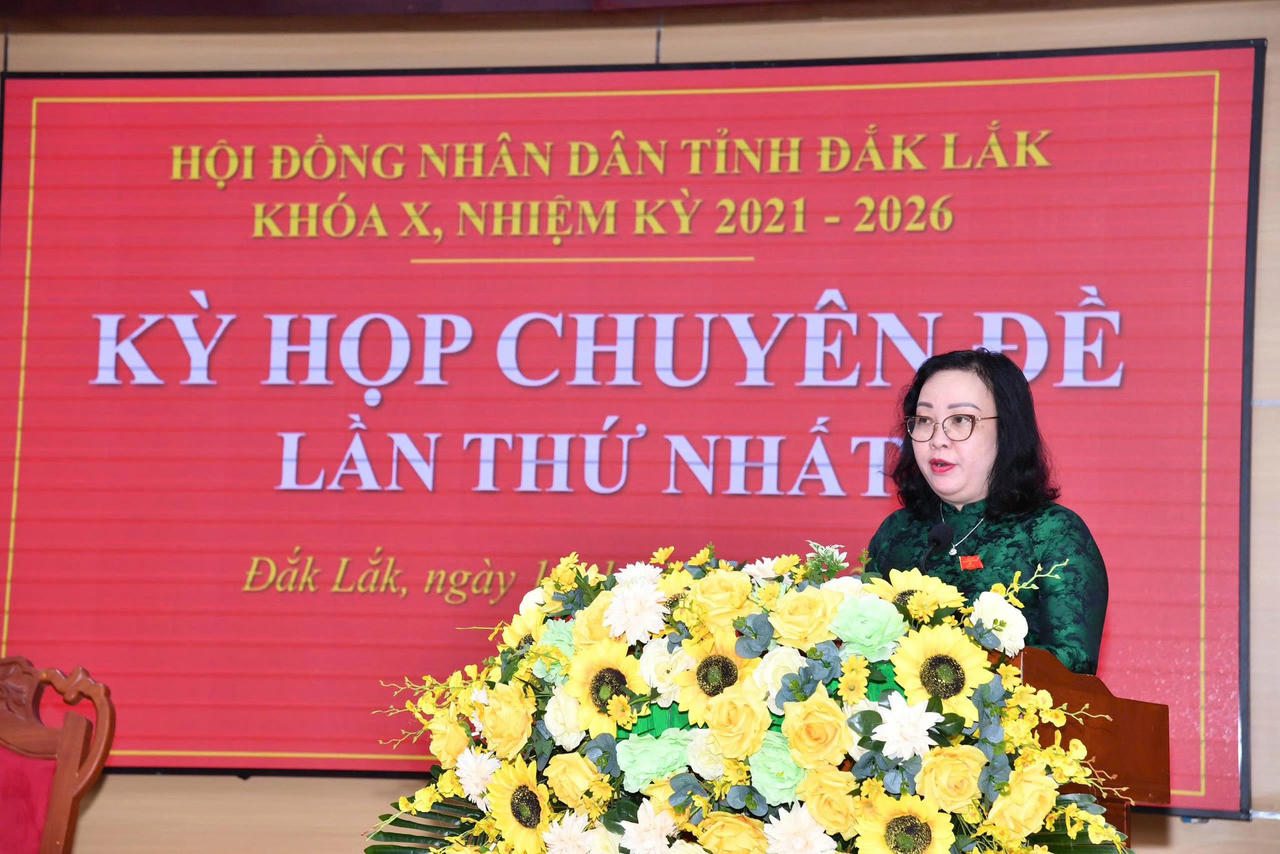 Chủ tịch HĐND tỉnh Đắk Lắk Cao Thị Hòa An