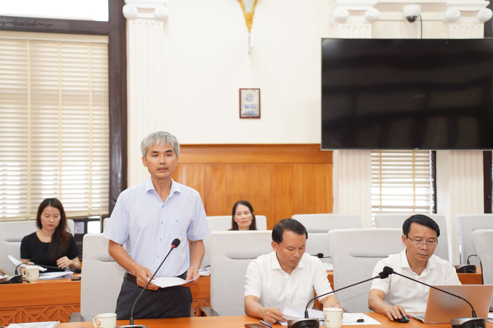 Các đơn vị trao đổi tại buổi làm việc.