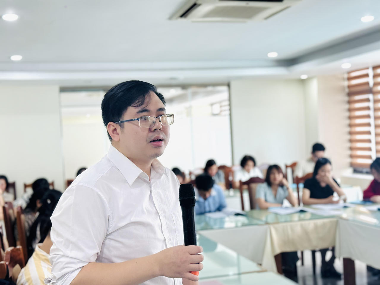 Ông Nguyễn Quang Huy – Phó Bí thư Đoàn Thanh niên Bộ Tư pháp.