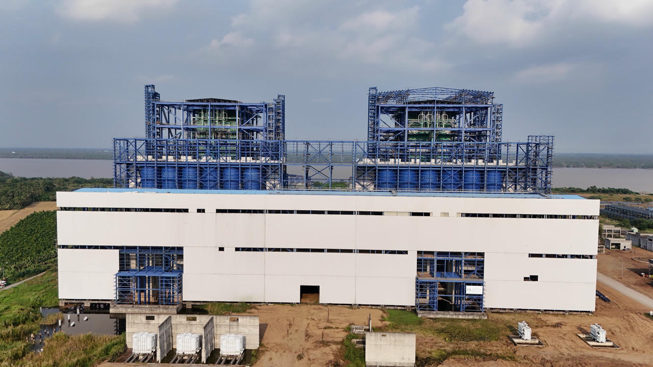 Toàn cảnh Dự án NMNĐ Long Phú 1.