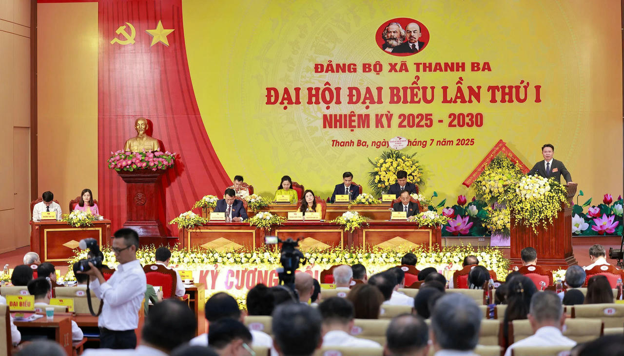 Đại hội đại biểu Đảng bộ xã Thanh Ba là Đảng bộ đầu tiên trên địa bàn tỉnh Phú Thọ tổ chức Đại hội