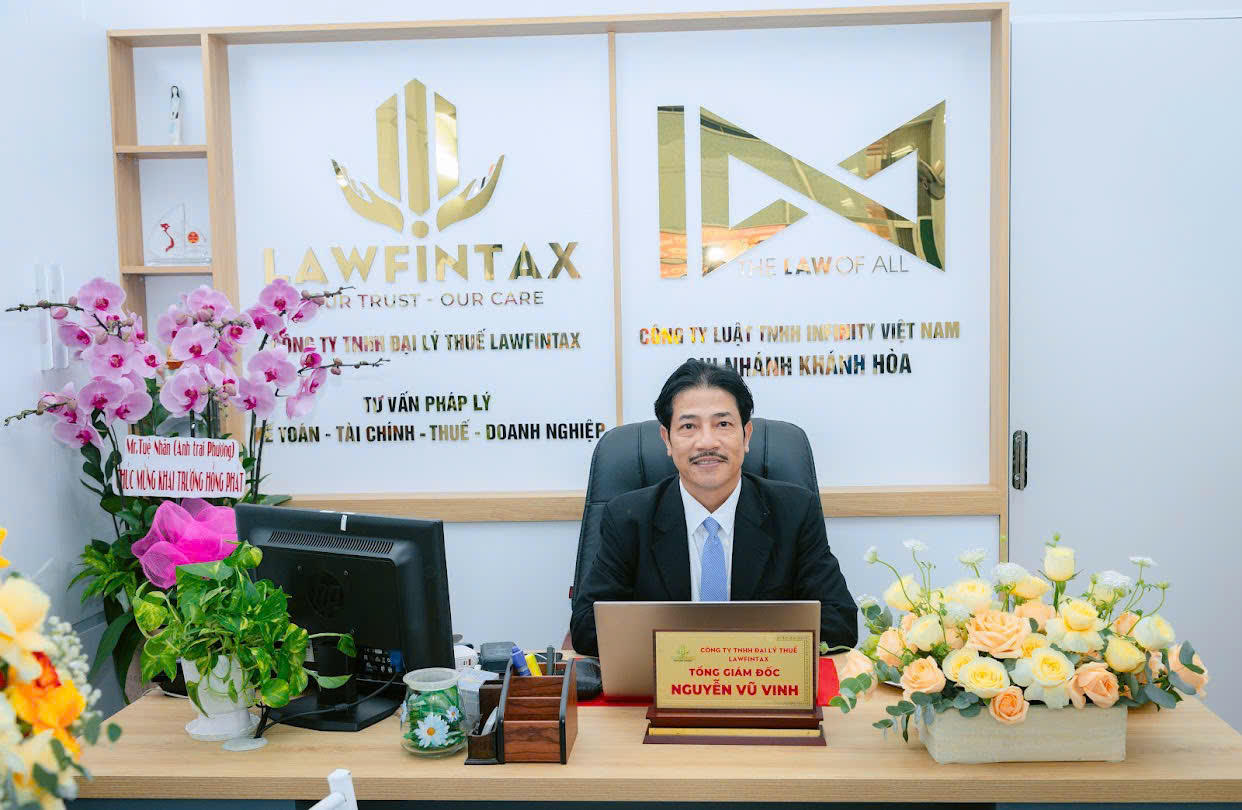 Ông Nguyễn Vũ Vinh - Tổng Giám đốc Công ty TNHH Đại lý thuế Lawfintax 
