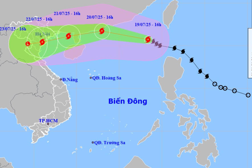 Bão số 3 có thể giật cấp 15, Bắc Bộ và Bắc Trung Bộ khả năng mưa lớn diện rộng