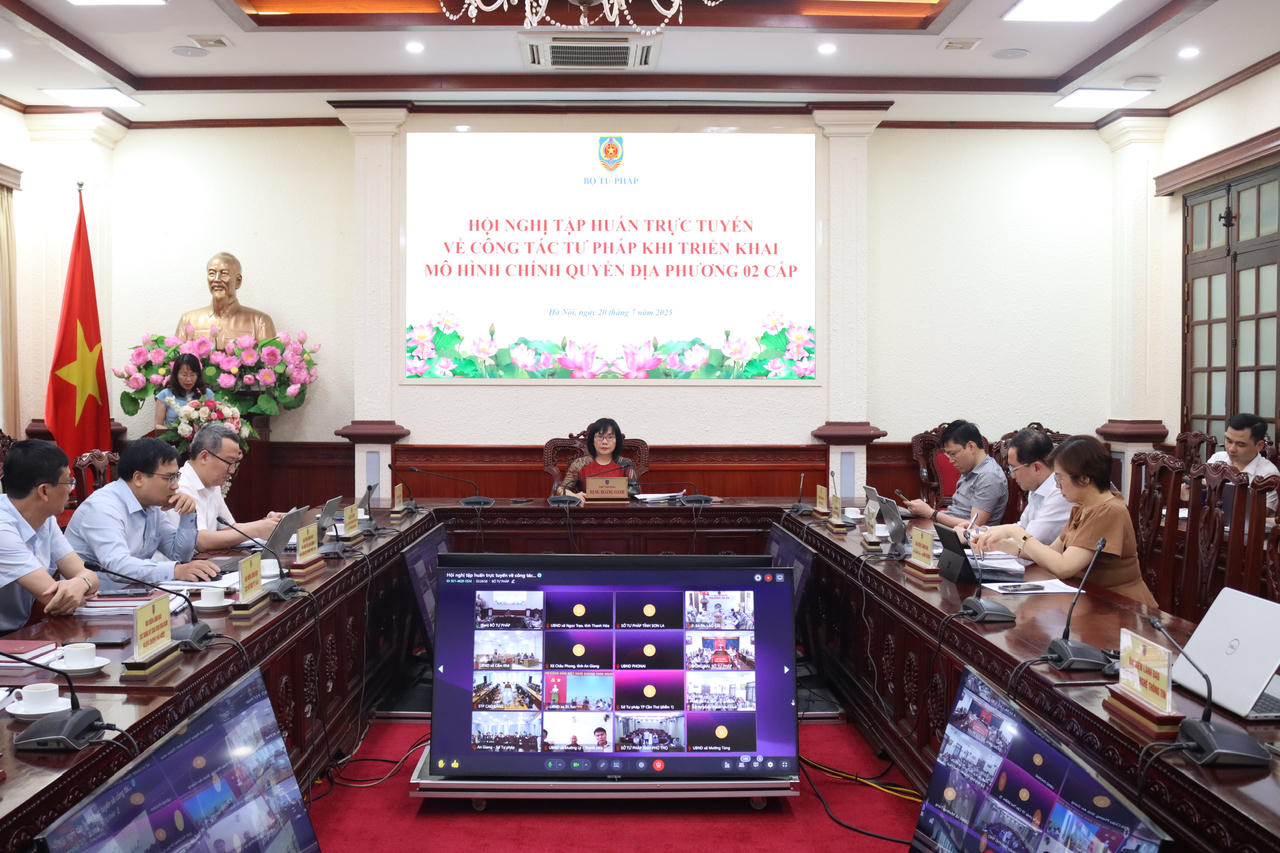 Bảo đảm hiệu quả công tác tư pháp khi triển khai mô hình chính quyền địa phương 02 cấp