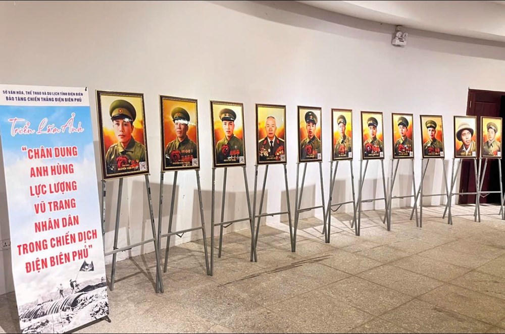 Triển lãm ảnh 'Chân dung Anh hùng Lực lượng vũ trang nhân dân trong chiến dịch Điện Biên Phủ'