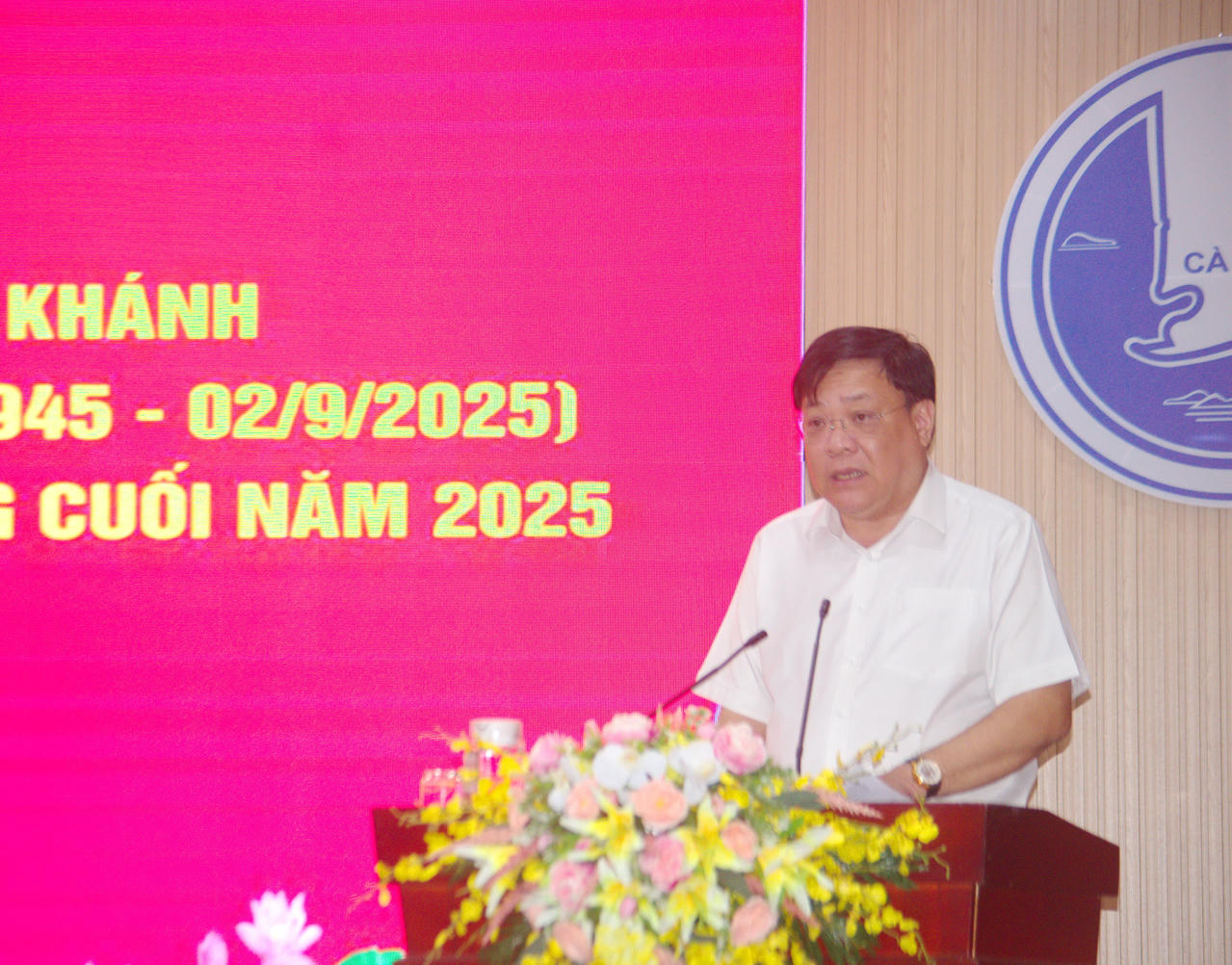 Ông Phạm Thành Ngại – Phó Bí thư Tỉnh ủy, Chủ tịch UBND tỉnh Cà Mau phát biểu tại lễ phát động.