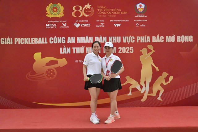 Giải Pickleball CAND khu vực phía Bắc mở rộng lần thứ nhất được tổ chức với quy mô lớn thắp lên tinh thần đoàn kết trong lực lượng vũ trang  