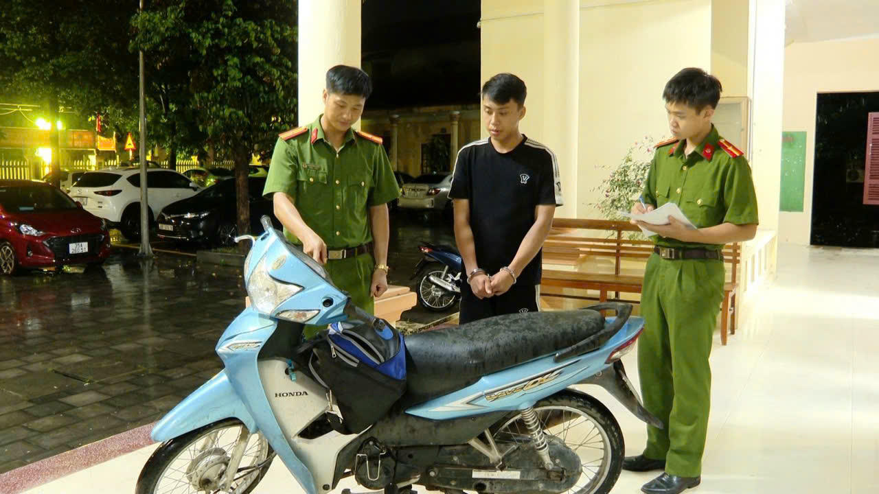 Lợi dụng bão số 3 để trộm cắp, đối tượng mới ra tù lại bị bắt