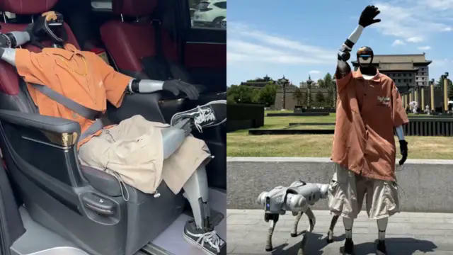 Robot hình người 'Chú Bot' gây bão mạng xã hội Trung Quốc
