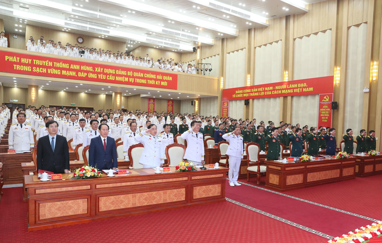 Đại hội Đảng bộ Quân chủng Hải quân: Thể hiện rõ bản lĩnh, trí tuệ, khát vọng cống hiến vươn lên 