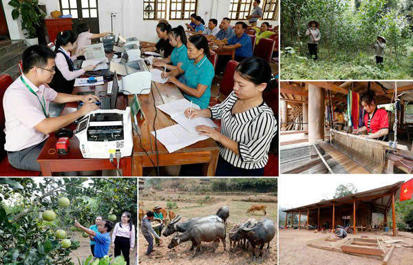 Toàn bộ mạng lưới điểm giao dịch của NHCSXH Nghệ An được giũ nguyên sau sáp nhập , đã và đang tiếp tục , tích cực hoạt động khơi thông dòng chảy vốn tín dụng chính sách.