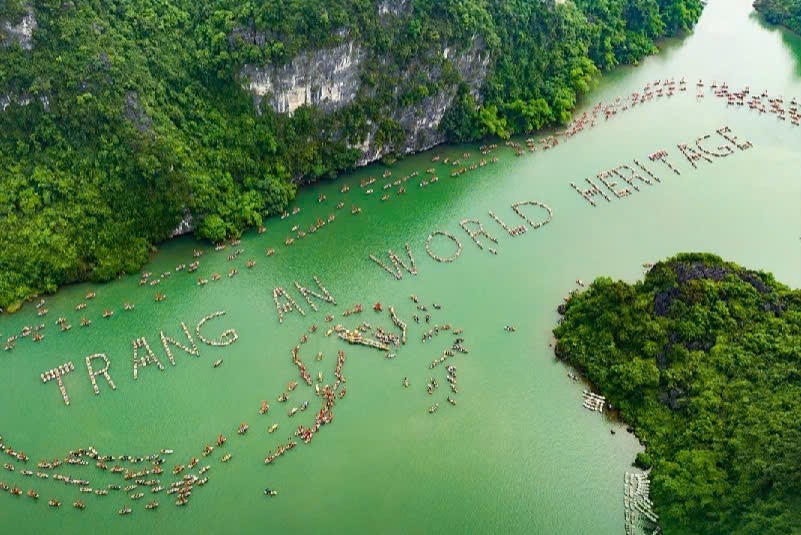 Tràng An, một trong những danh thắng nổi tiếng được Unesco công nhận là Di sản Thế giới. (ảnh st)