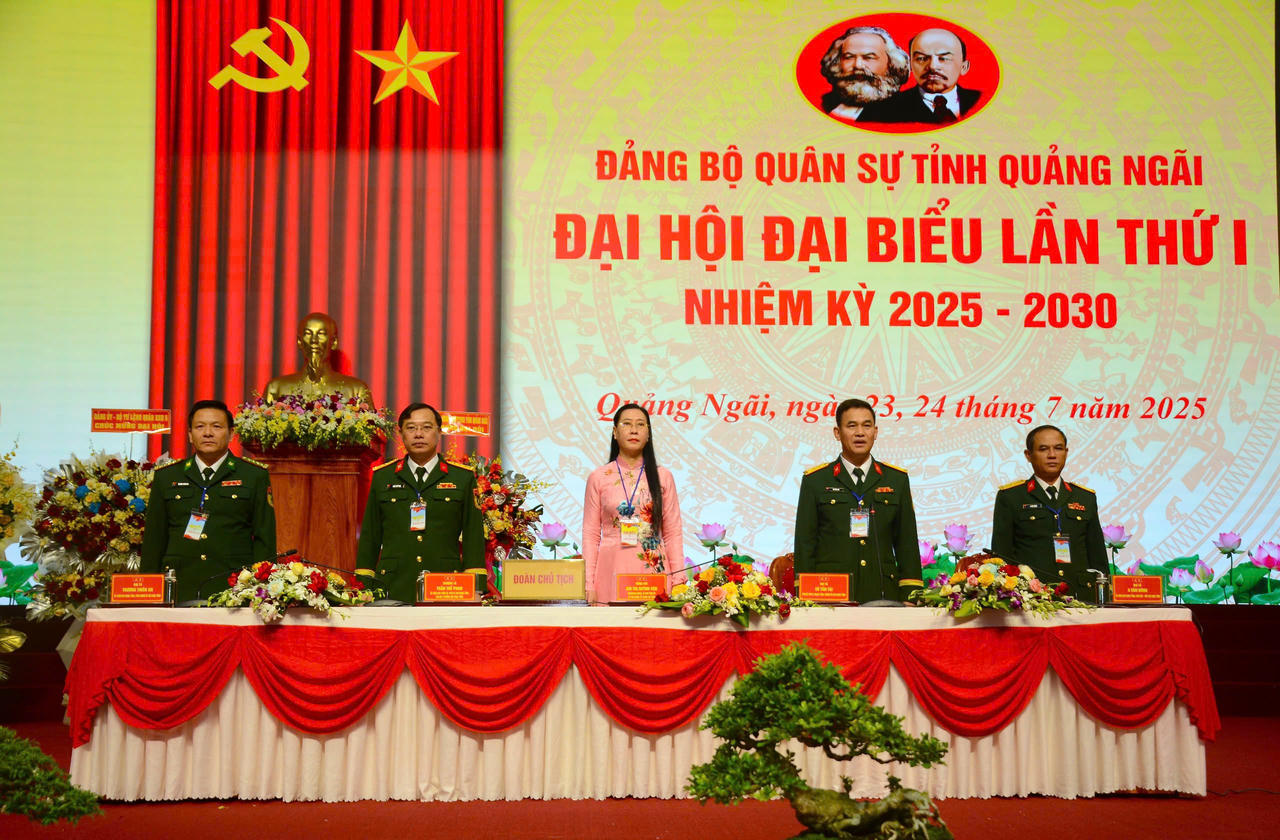 Đại hội Đảng bộ Quân sự tỉnh Quảng Ngãi lần thứ I 