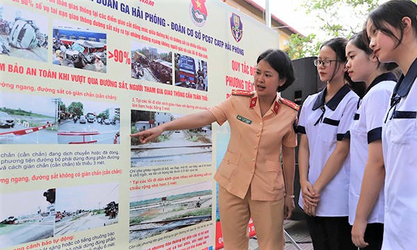 CATP xây dựng “Cổng trường An toàn giao thông”