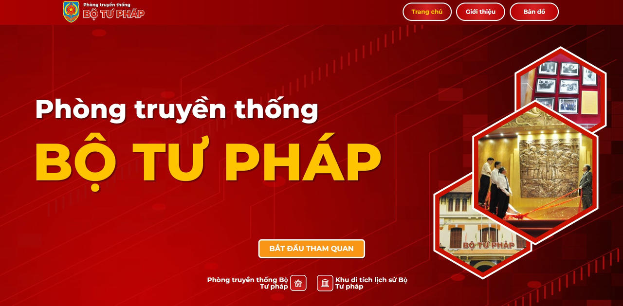 Truyền thống hào hùng của Bộ, Ngành Tư pháp qua công nghệ thực tế ảo