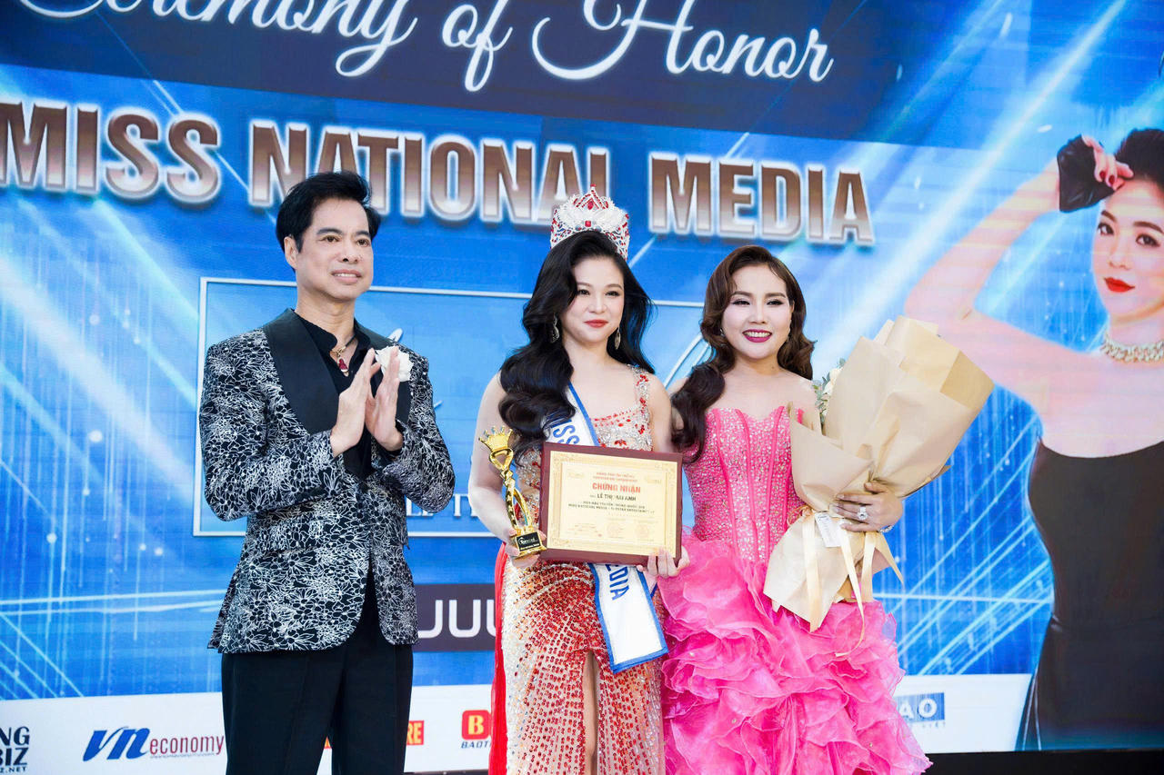 Doanh nhân Lê Thị Mai Anh đăng quang Hoa hậu Truyền thông Quốc gia 2025 