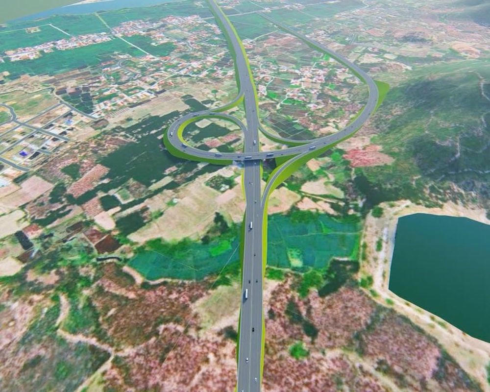 Dự án Cao tốc Quy Nhơn - Pleiku có tổng chiều dài khoảng 125 km.