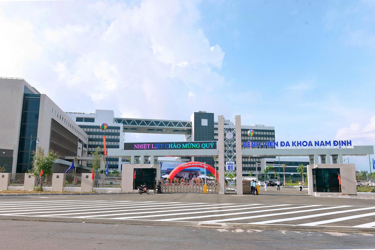 Quang cảnh Bệnh viện Đa khoa Nam Định