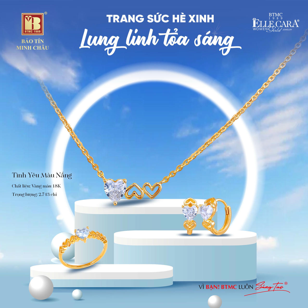 BST Hè 2025 có họa tiết trẻ trung, tôn lên vẻ đẹp tươi trẻ, tràn đầy năng lượng của người đeo.