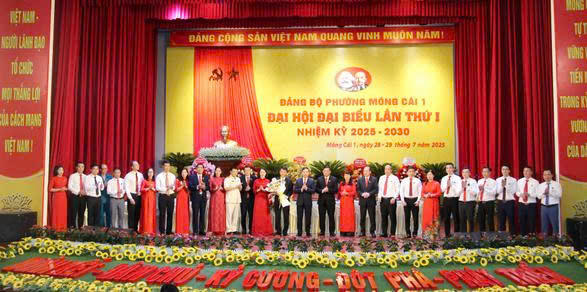 Đại hội đại biểu Đảng bộ phường Móng Cái 1 lần thứ I: Thống nhất mục tiêu phát triển nhanh, bền vững, hiện đại.