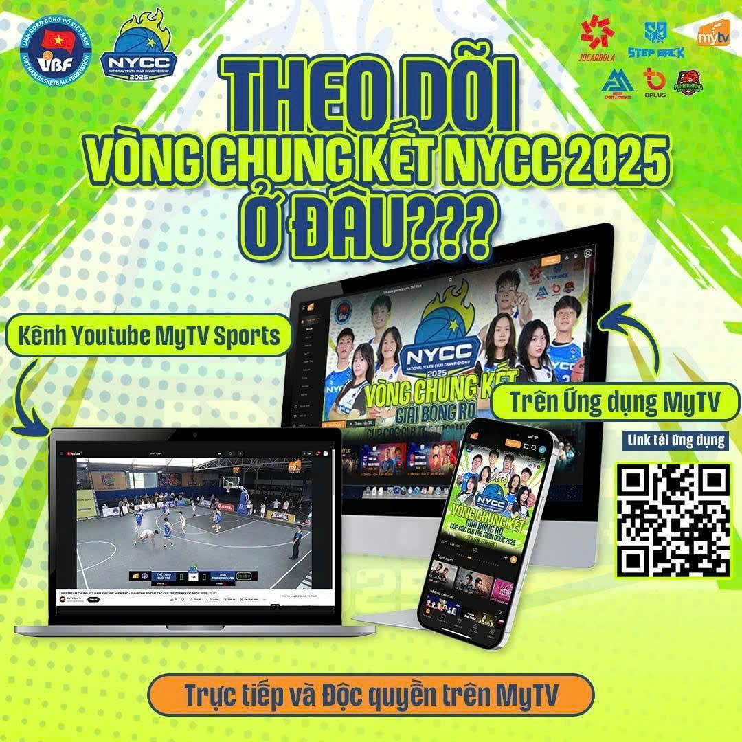 Khai mạc vòng chung kết Giải Bóng rổ Cúp các Câu lạc bộ trẻ toàn quốc - NYCC 2025