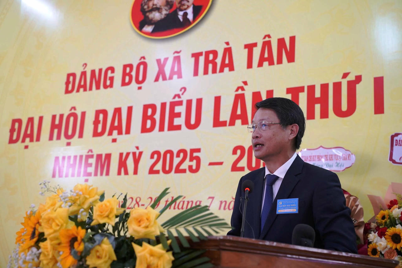 Phó Bí thư Thành ủy Đà Nẵng Ngô Xuân Thắng phát biểu chỉ đạo tại Đại hội. 