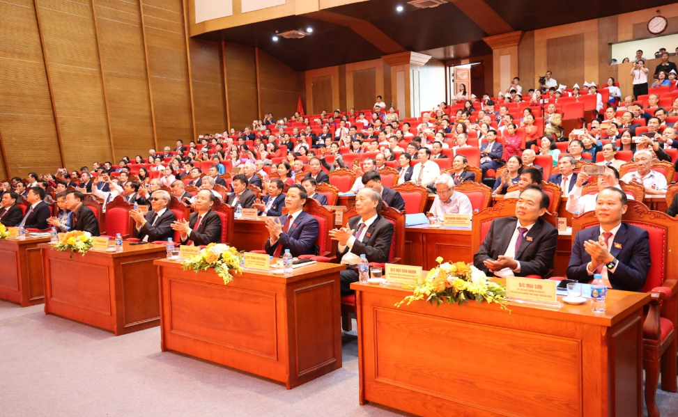 Quang cảnh Đại hội Đảng bộ phường Bắc Giang