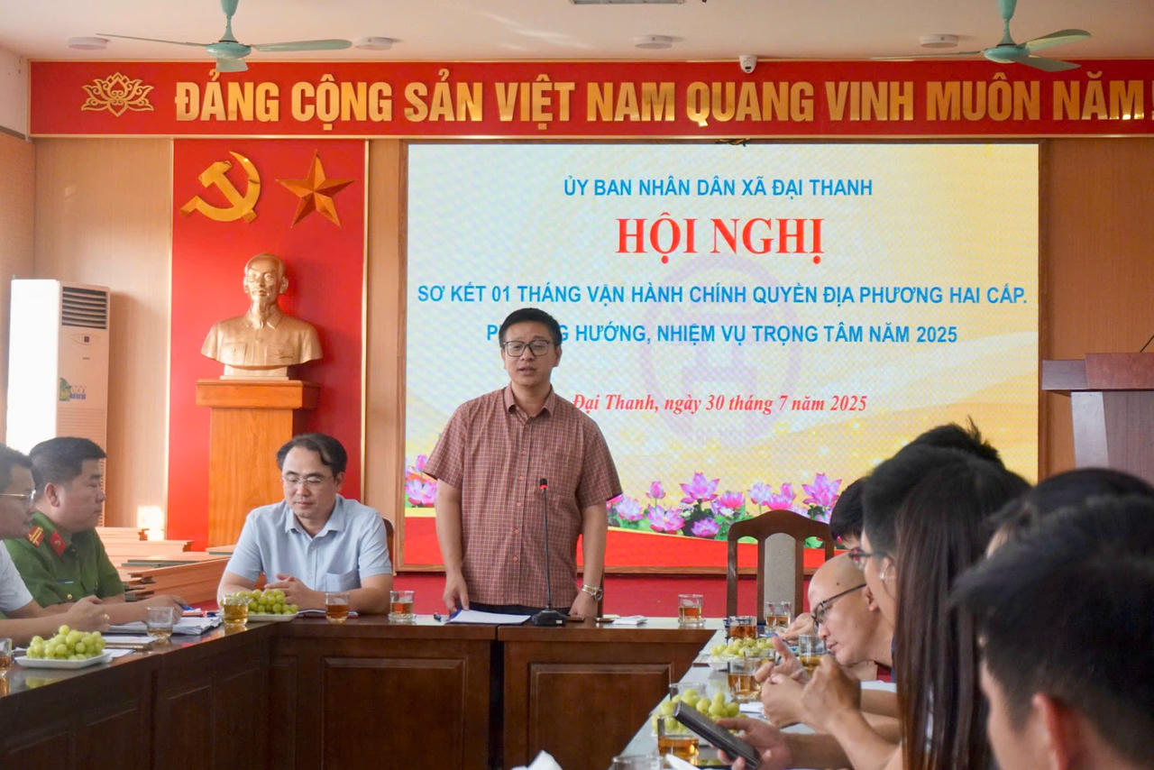 Xã Đại Thanh từng bước ổn định và phát triển mô hình chính quyền địa phương hai cấp