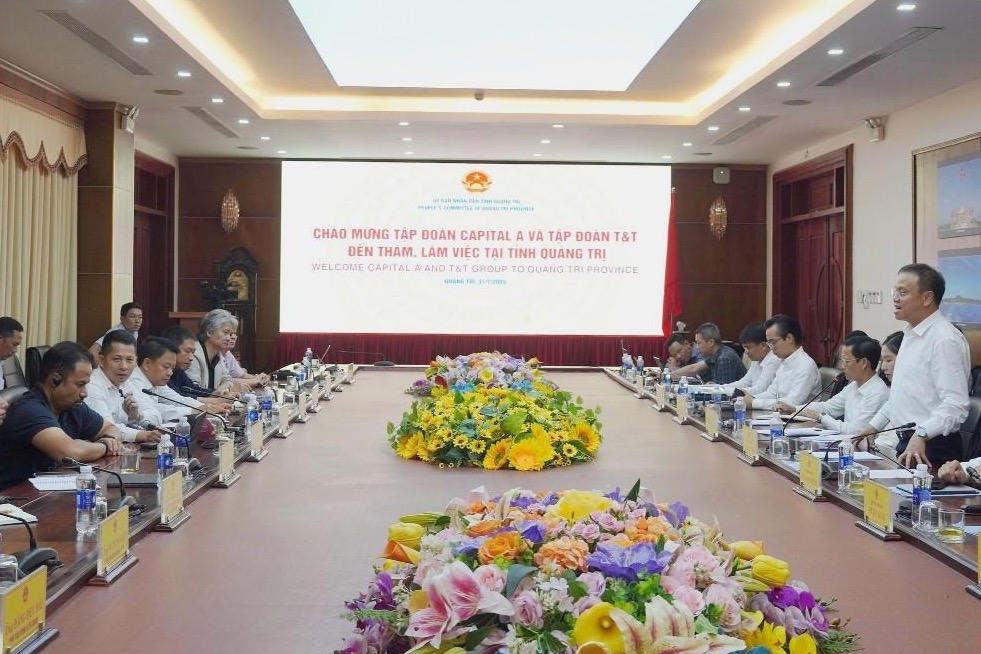 Đẩy mạnh xúc tiến đầu tư tổ hợp hàng không tại Quảng Trị Đẩy mạnh xúc tiến đầu tư tổ hợp hàng không tại Quảng Trị