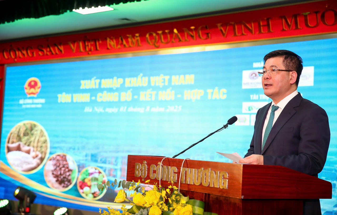 Bộ trưởng Bộ Công Thương phát biểu tại sự kiện.