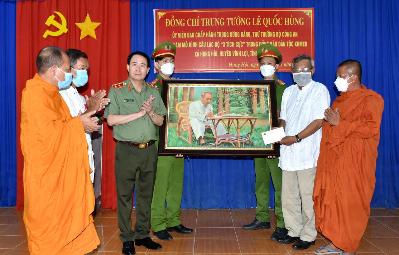 “Câu lạc bộ 3 tích cực trong đồng bào dân tộc Khmer” - một trong 15 mô hình của tỉnh Cà Mau được Bộ Công an nhân rộng trên toàn quốc.