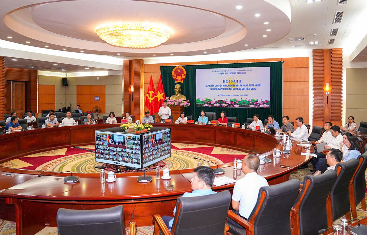 Người phát ngôn các cơ quan tại Hải Phòng được tập huấn kỹ năng cung cấp thông tin báo chí