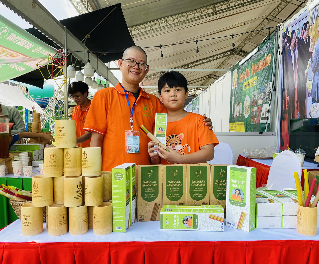 Sản phẩm ống hút Ecos đạt OCOP 5 sao - chinh phục nhiều thị trường khó tính