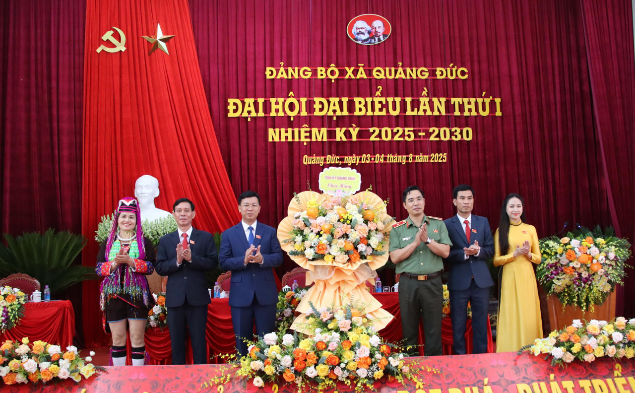 Đại hội đại biểu Đảng bộ xã Quảng Đức lần thứ I, nhiệm kỳ 2025 - 2030