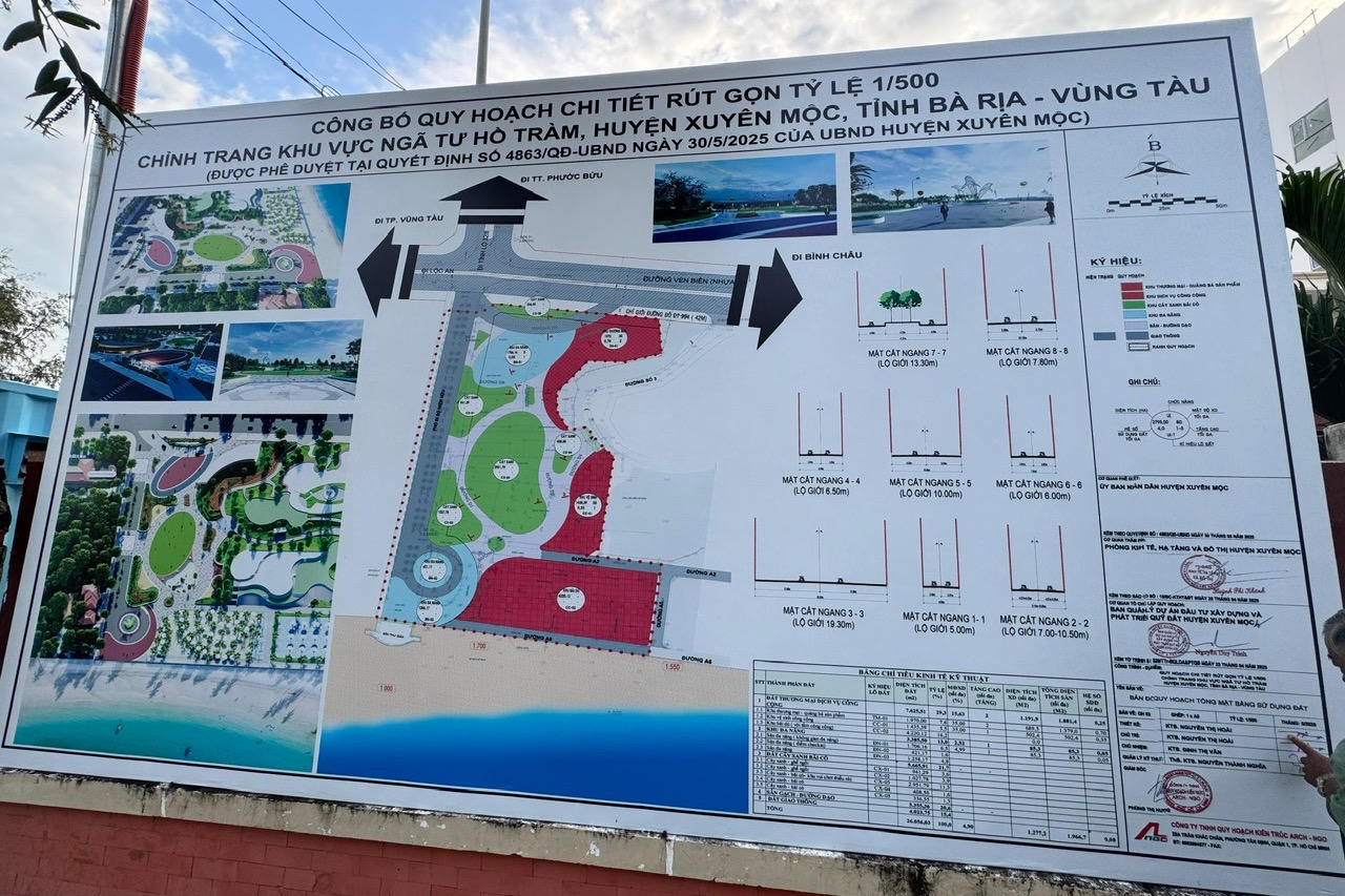 Diễn biến sự việc quy hoạch 1/500 ngã tư Hồ Tràm (TP HCM) bị cho là “chưa phù hợp”:  UBND xã Hồ Tràm khẳng định “tiếp thu toàn bộ ý kiến”