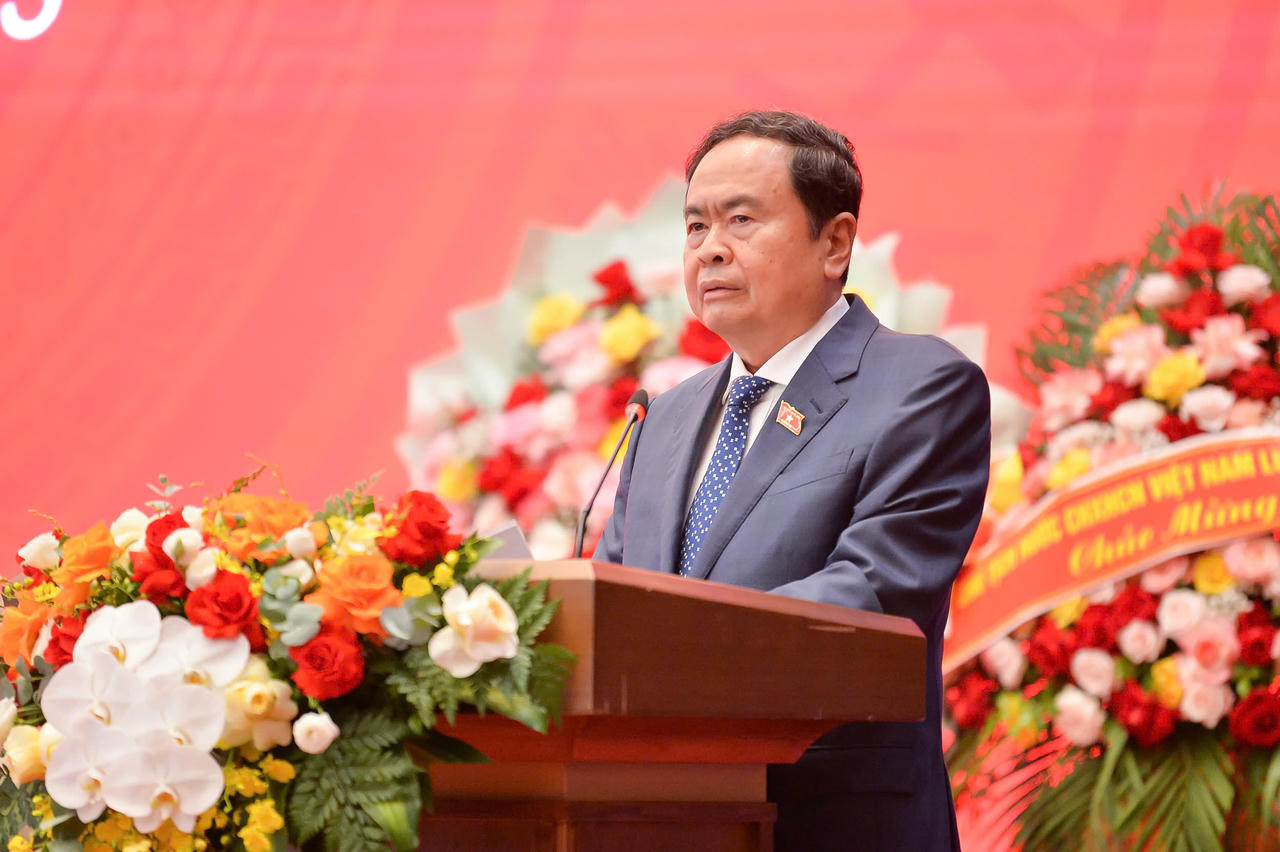 Chủ tịch Quốc hội phát biểu khai mạc. (Ảnh: quochoi.vn)