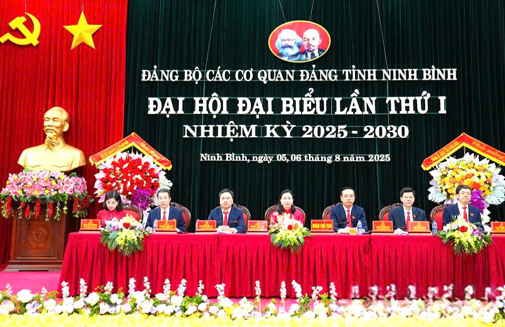 Đảng bộ các cơ quan Đảng tỉnh Ninh Bình tổ chức Đại hội đại biểu lần thứ I