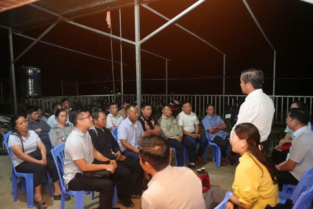 Quang cảnh buổi đối thoại.