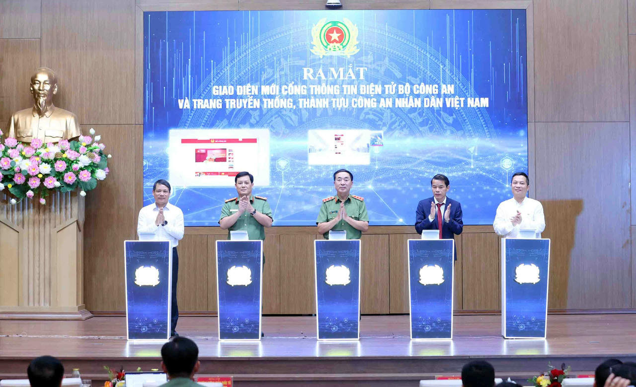 Cổng thông tin điện tử Bộ Công an ra mắt giao diện mới, nhiều tính tăng tương tác với người dân