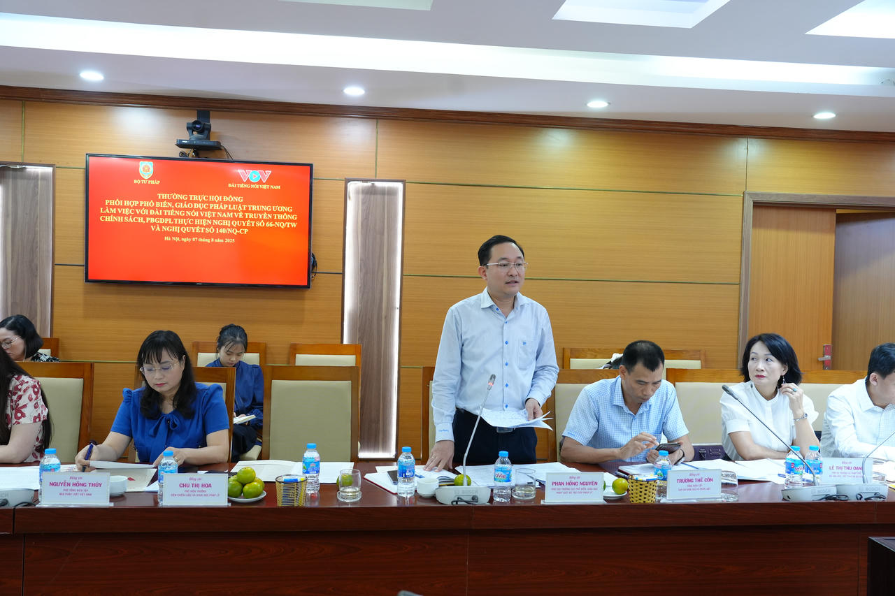 Ông Phan Hồng Nguyên, Phó Cục trưởng Cục PBGDPL và TGPL