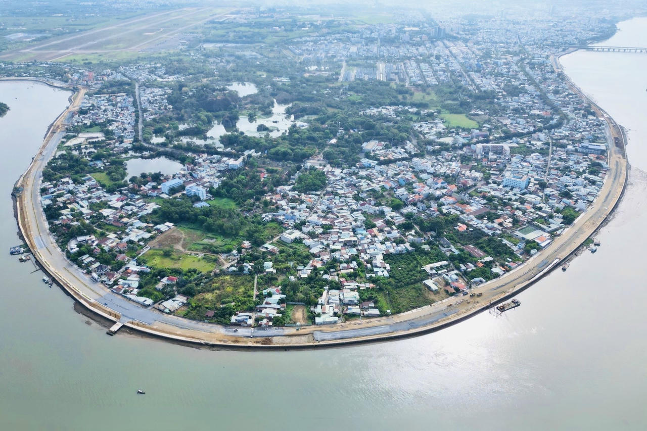Một góc phường Trấn Biên nhìn từ trên cao.