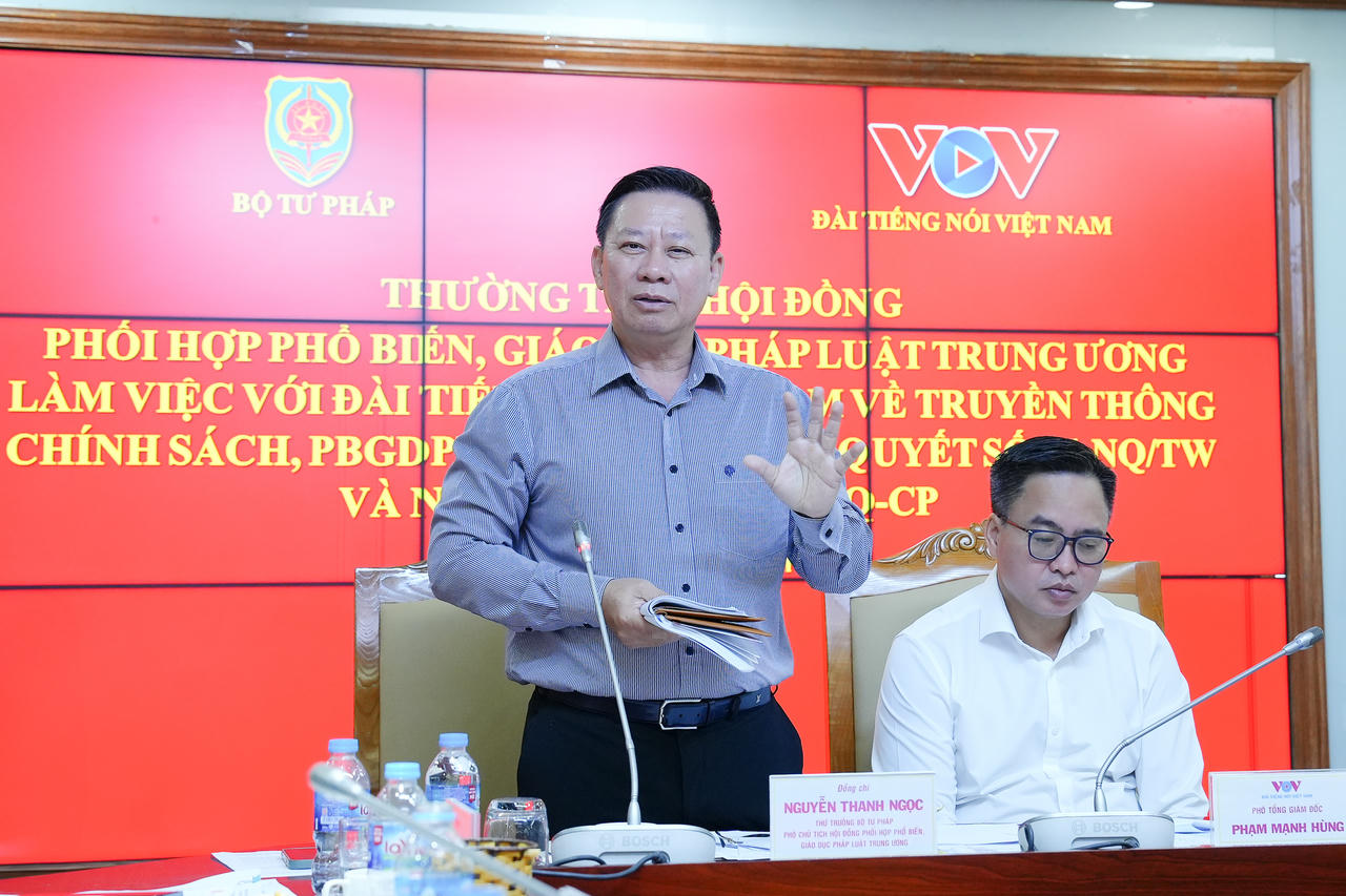 Thứ trưởng Bộ Tư pháp Nguyễn Thanh Ngọc