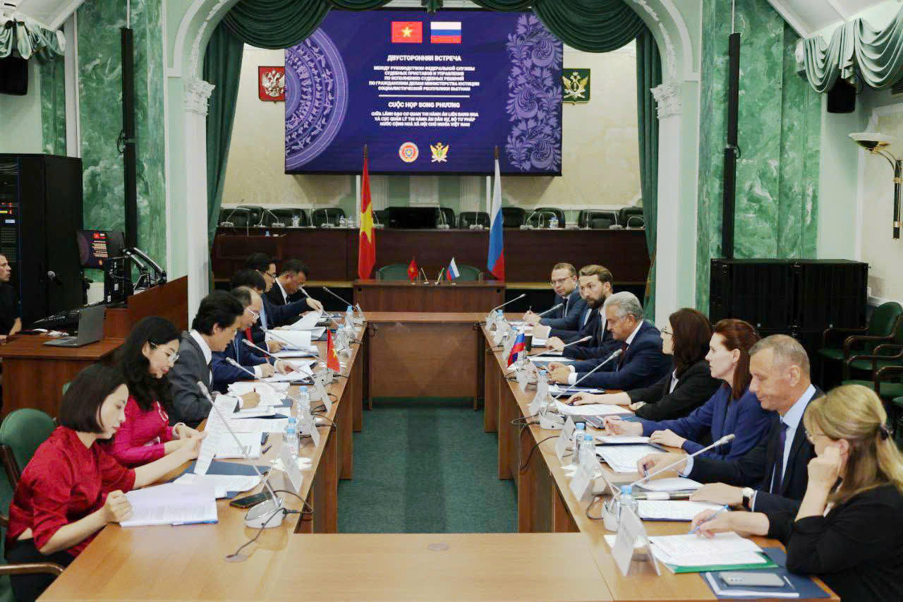 Ký kết Biên bản ghi nhớ hợp tác giữa Cục Quản lý THADS Việt Nam và Cơ quan Thi hành án Liên bang Nga Ký kết Biên bản ghi nhớ hợp tác giữa Cục Quản lý THADS Việt Nam và Cơ quan Thi hành án Liên bang Nga