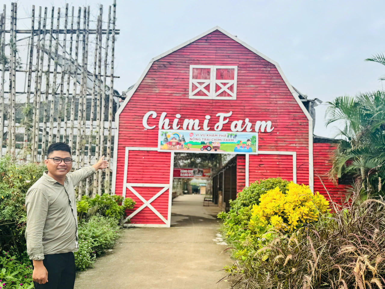 Chimi Farm có tổng diện tích là 8 hecta với nhiều khu vườn khác nhau luân phiên đón khách. Ảnh: Minh Trang