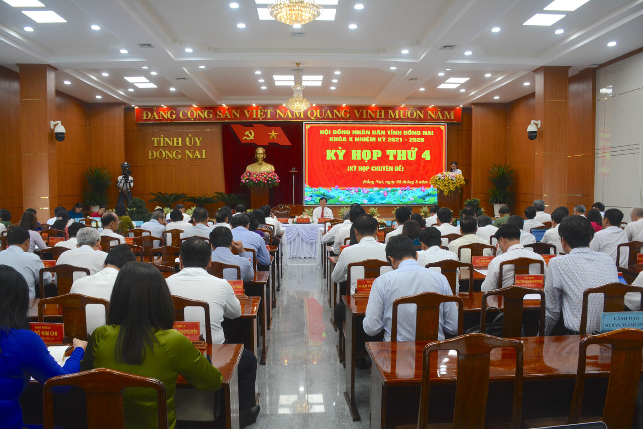 Kỳ họp thứ 4 (chuyên đề), Hội đồng Nhân dân tỉnh Đồng Nai khóa X, nhiệm kỳ 2021-2026.