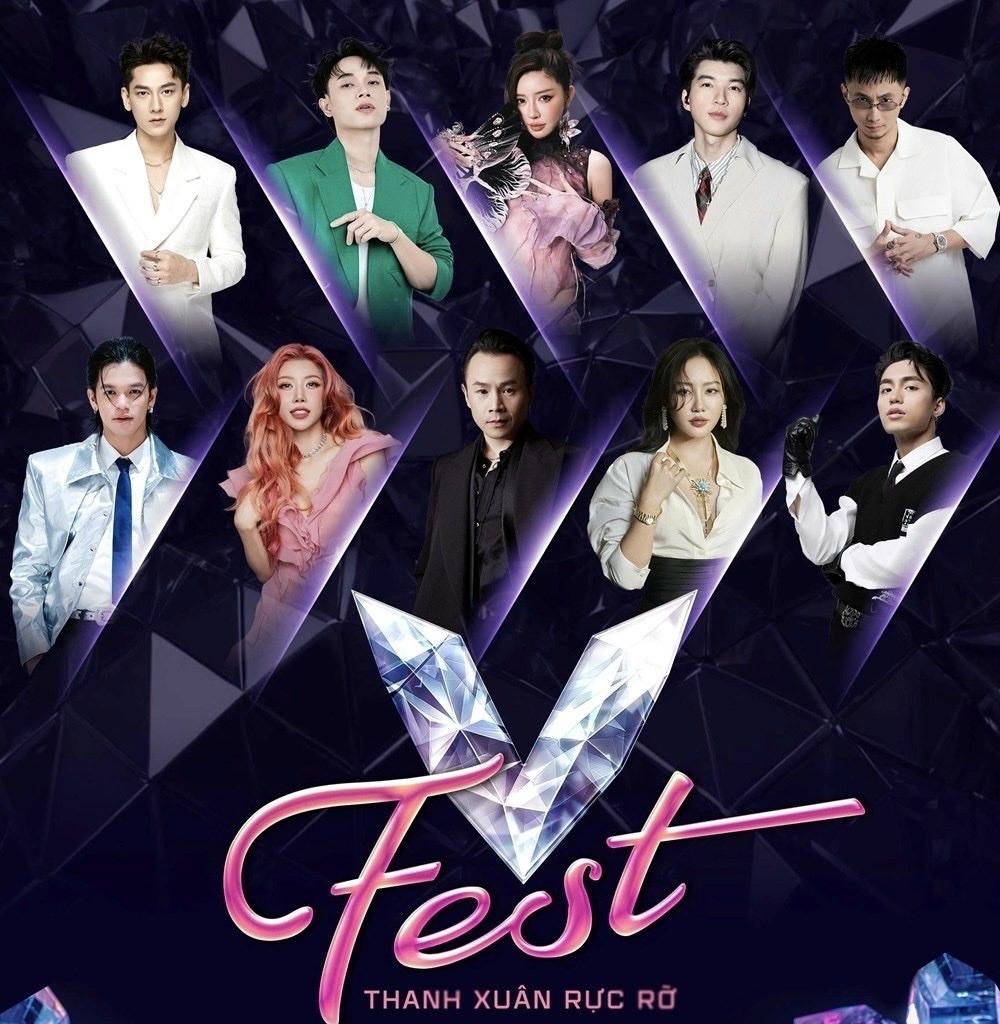Vé “V Fest - Thanh xuân rực rỡ” được gửi tặng đông đảo tầng lớp nhân dân (ảnh BTC)
