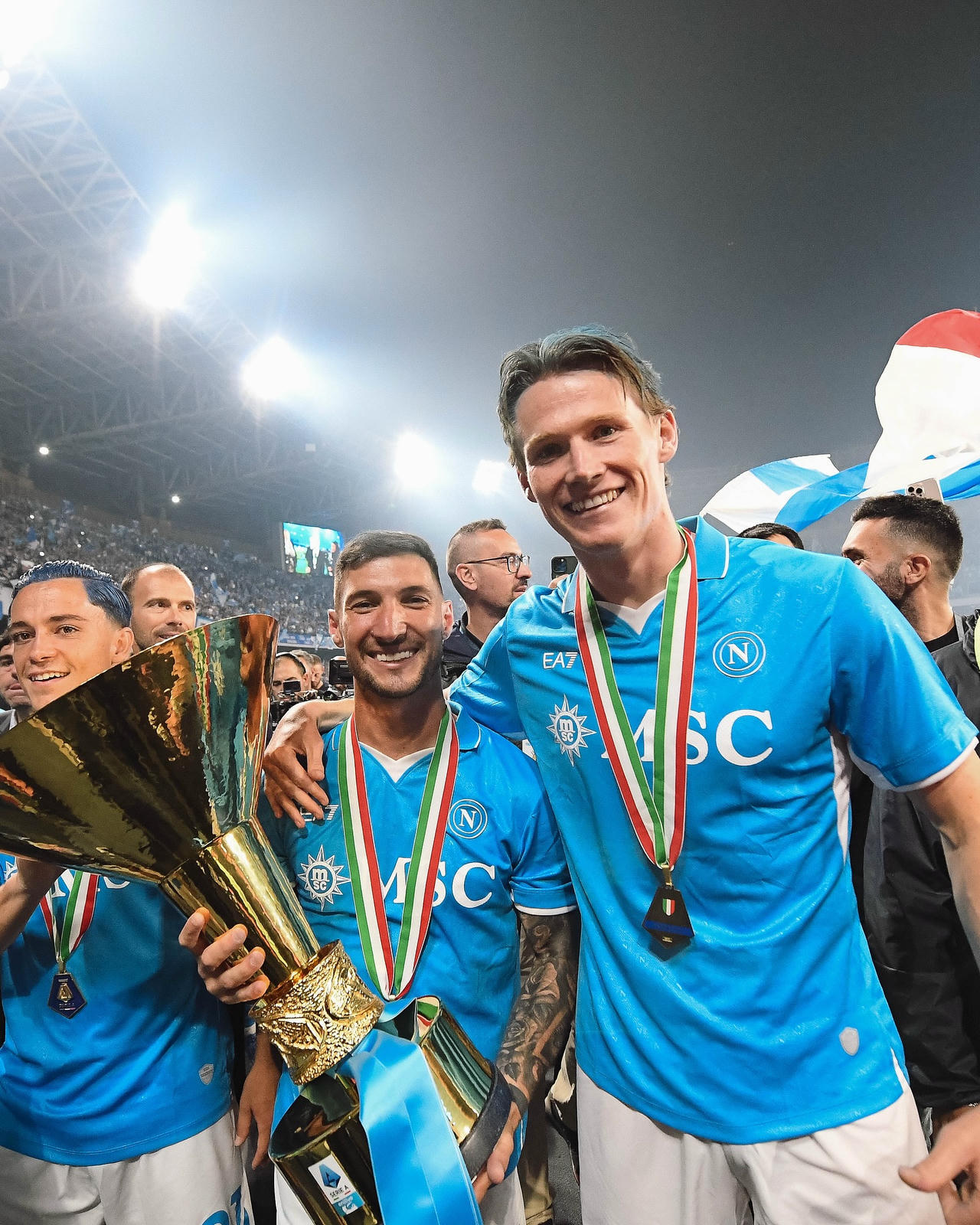 Tiền vệ Scott McTominay có lần đầu được đề cử cho danh hiệu cao quý này (Ảnh: SSC Napoli)