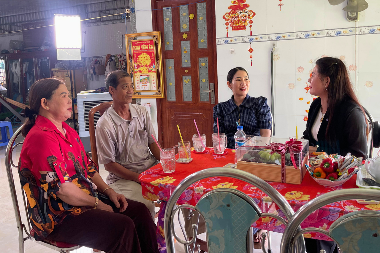 Gia đình ông Thiện nhớ lại thời điểm biến cố nhờ có bảo hiểm đã giúp gia đình vượt qua giai đoạn khó khăn.
