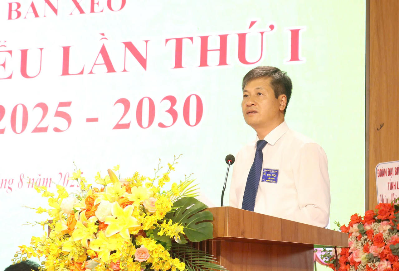 Ông Ngô Hạnh Phúc, Phó Chủ tịch UBND tỉnh Lào Cai phát biểu chỉ đạo tại Đại hội