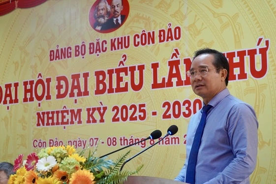 Chủ tịch UBND TP HCM Nguyễn Văn Được phát biểu chỉ  đạo tại Đại hội.